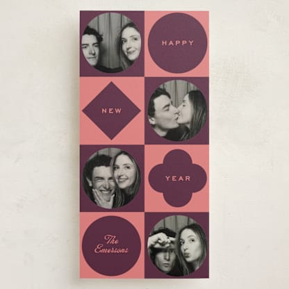 Retro Geometric New Year
