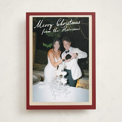 Vintage photo card