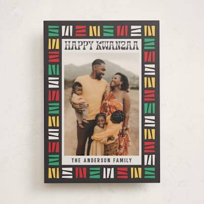 Colorful border Kwanzaa