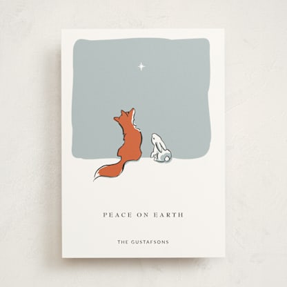 Peace on Earth fox and rabbit
