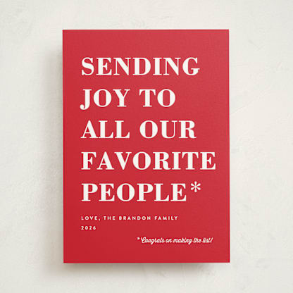 You Made the List
