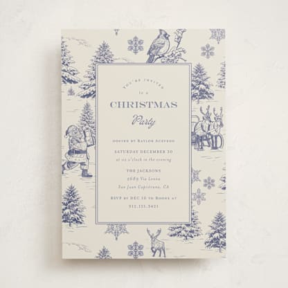 Classic Toile Christmas
