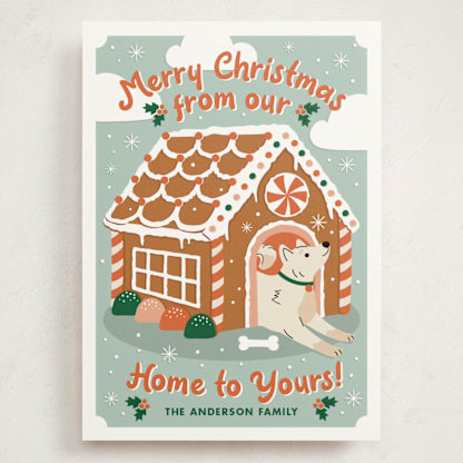 GINGERBREAD DOG HOUSE