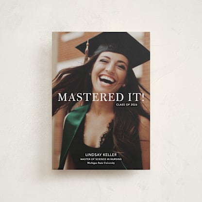 Mastered It