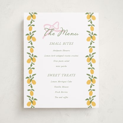 Lemon and Ribbon