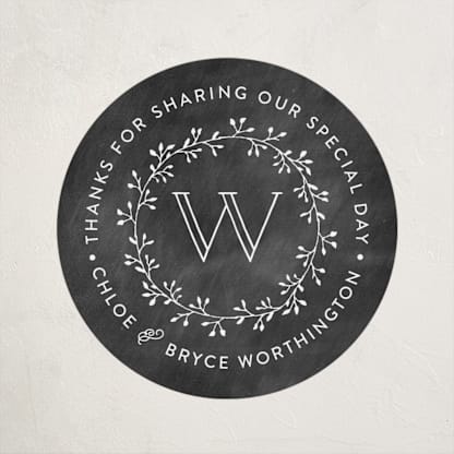 Chalkboard Monogram