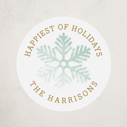 Frosted Snowflake