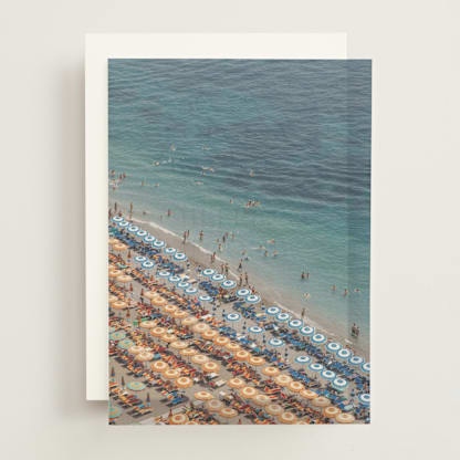 Positano Beach Aerial