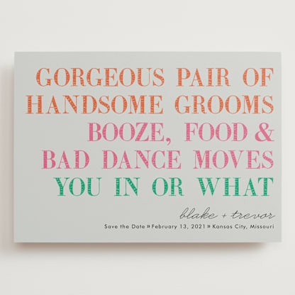 You In Or What (Two Grooms)