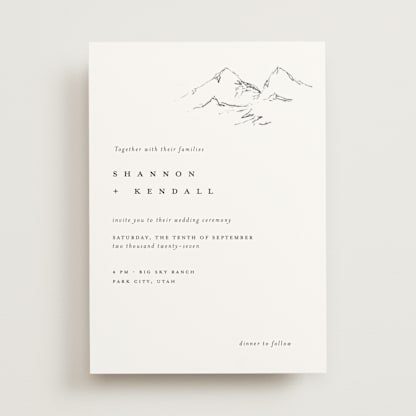 Sketched Mountains
