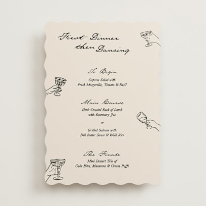 First Dinner, Then Dancing