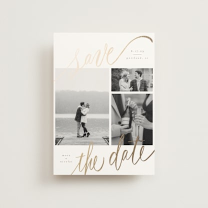 tri-photo save the date