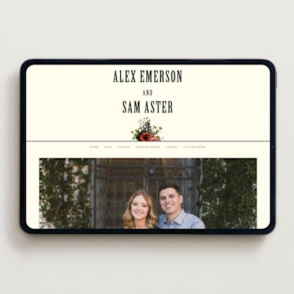 Vintage Garden Invite