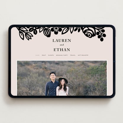 Modern Floral Frame
