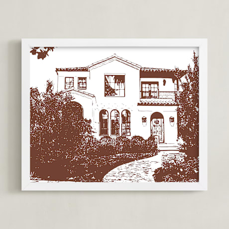 Completely Custom House Portrait Art
