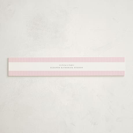Birth Announcement Belly Bands