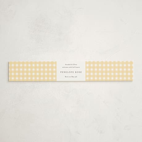 Birth Announcement Belly Bands
