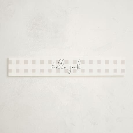 Birth Announcement Belly Bands