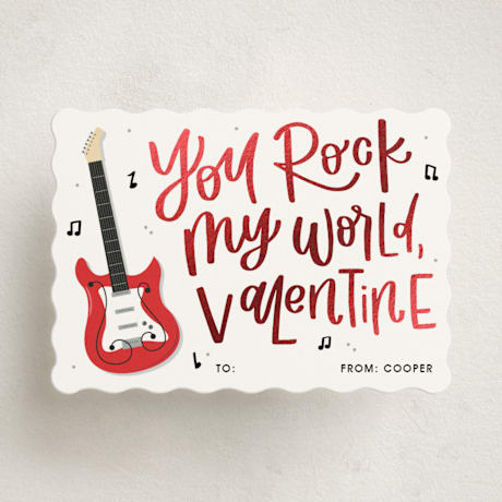 Foil-Pressed Classroom Valentine's Day Cards