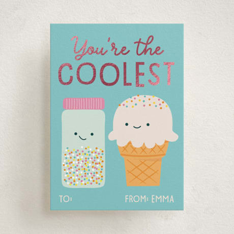 Foil-Pressed Classroom Valentine's Day Cards