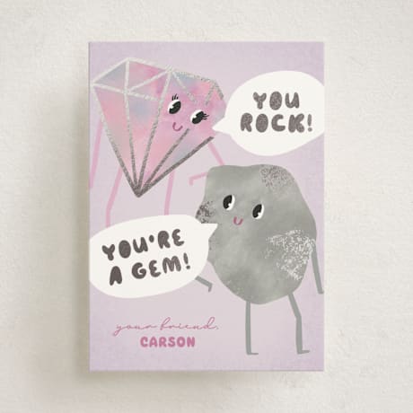 Foil-Pressed Classroom Valentine's Day Cards