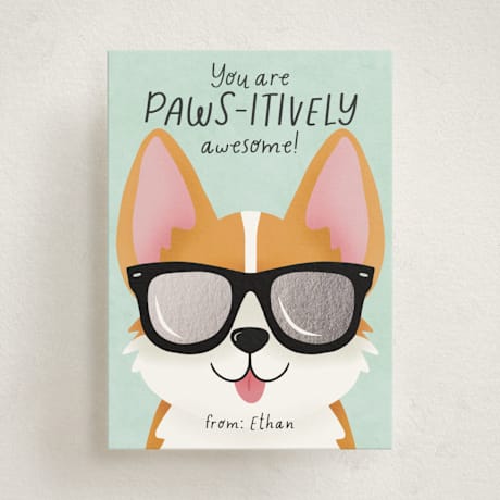 Foil-Pressed Classroom Valentine's Day Cards