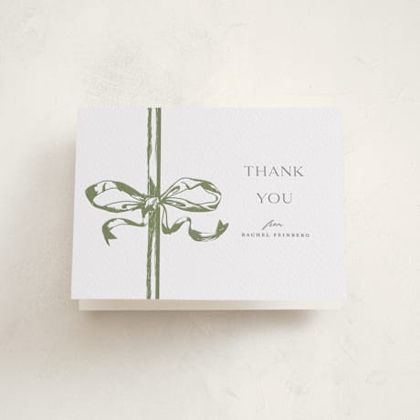 Letterpress Mitzvah Thank You Cards