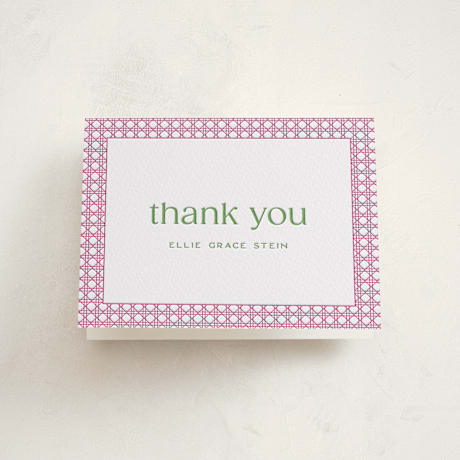 Letterpress Mitzvah Thank You Cards