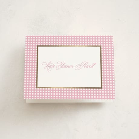 Foil Pressed Baptism and Christening Thank You Cards