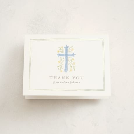 Baptism and Christening Thank You Cards