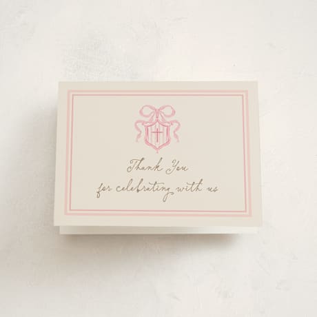 Baptism and Christening Thank You Cards