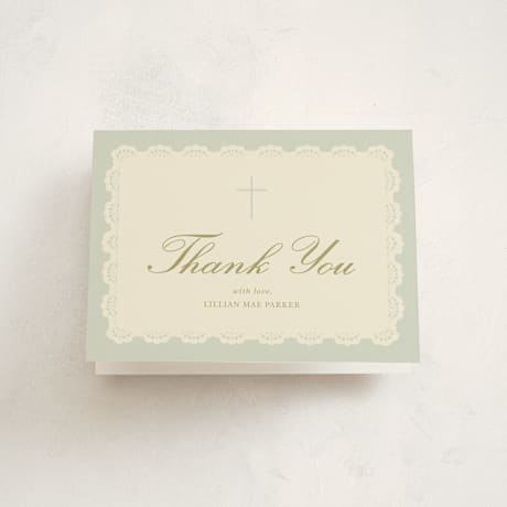 Baptism and Christening Thank You Cards
