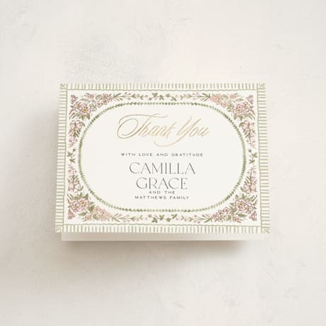 Foil-Pressed Confirmation Thank You Cards