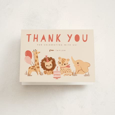 Children's Birthday Party Thank You Cards