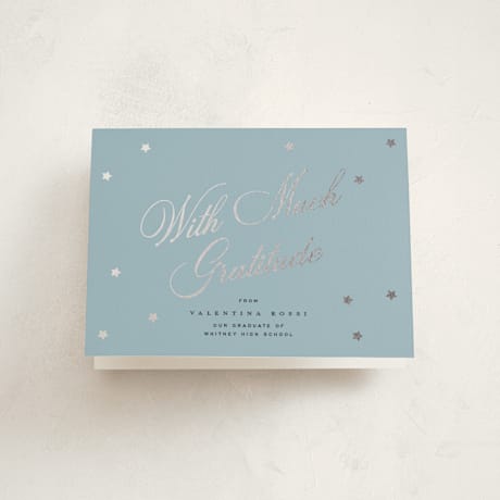 Foil-Pressed Graduation Thank You Cards