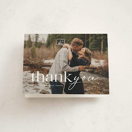 Pregnancy Announcement Thank You Cards