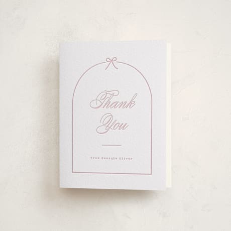 Letterpress Baby Shower Thank You Cards
