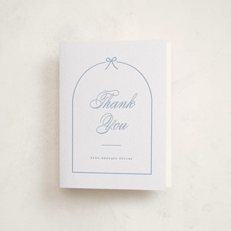 Letterpress Baby Shower Thank You Cards