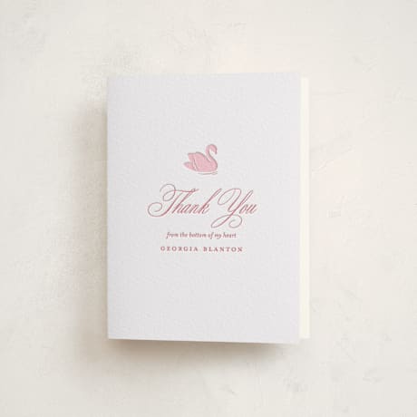 Letterpress Baby Shower Thank You Cards
