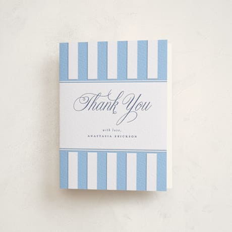 Letterpress Baby Shower Thank You Cards