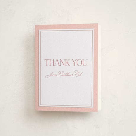 Letterpress Baby Shower Thank You Cards