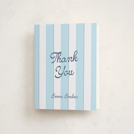 Letterpress Baby Shower Thank You Cards