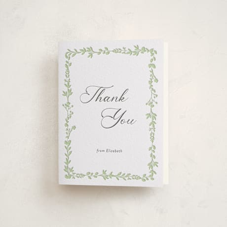 Letterpress Baby Shower Thank You Cards