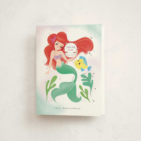 Foil-Pressed Children's Birthday Party Thank You Cards