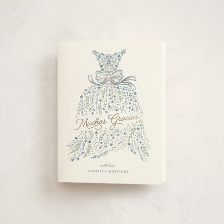 Foil-Pressed Quinceanera Thank You Cards
