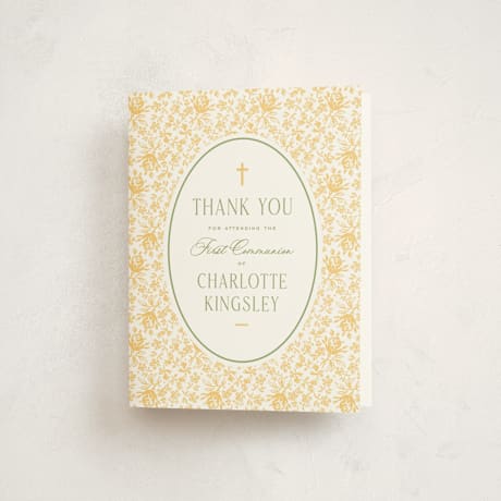First Holy Communion Thank You Cards
