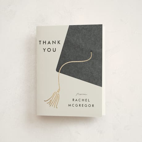 Foil-Pressed Graduation Thank You Cards