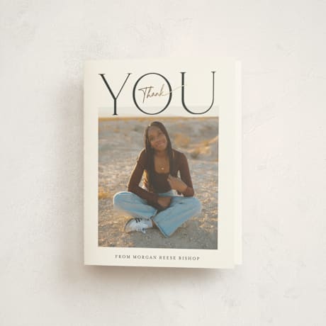 Foil-Pressed Graduation Thank You Cards