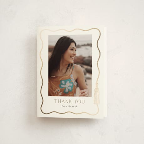 Foil-Pressed Graduation Thank You Cards