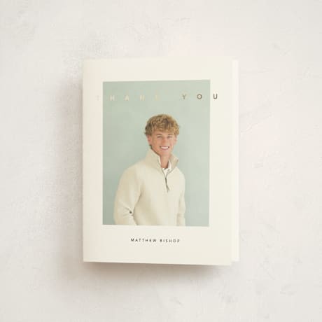 Foil-Pressed Graduation Thank You Cards